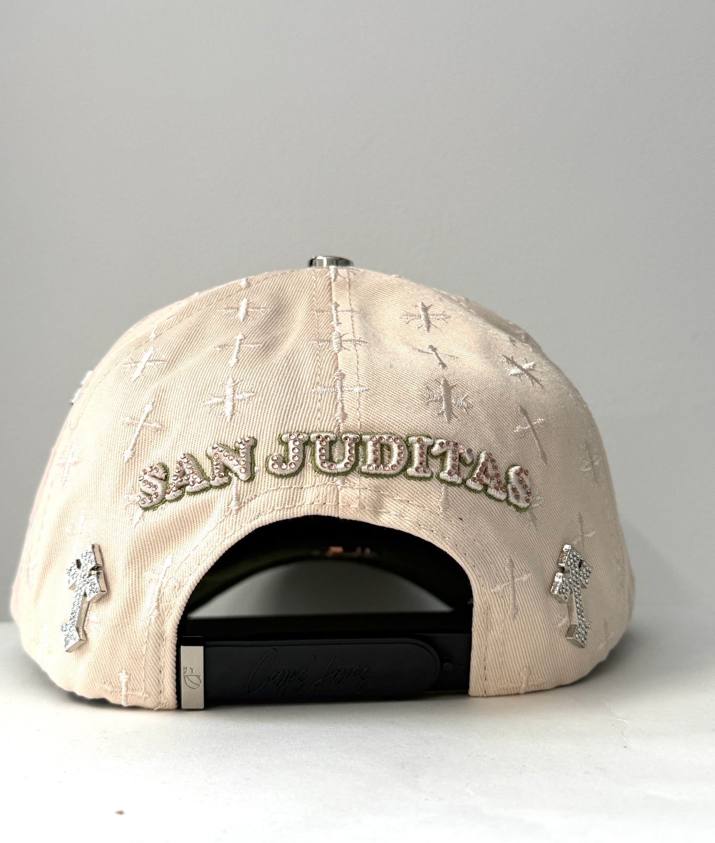 Gorra San Judas beige green