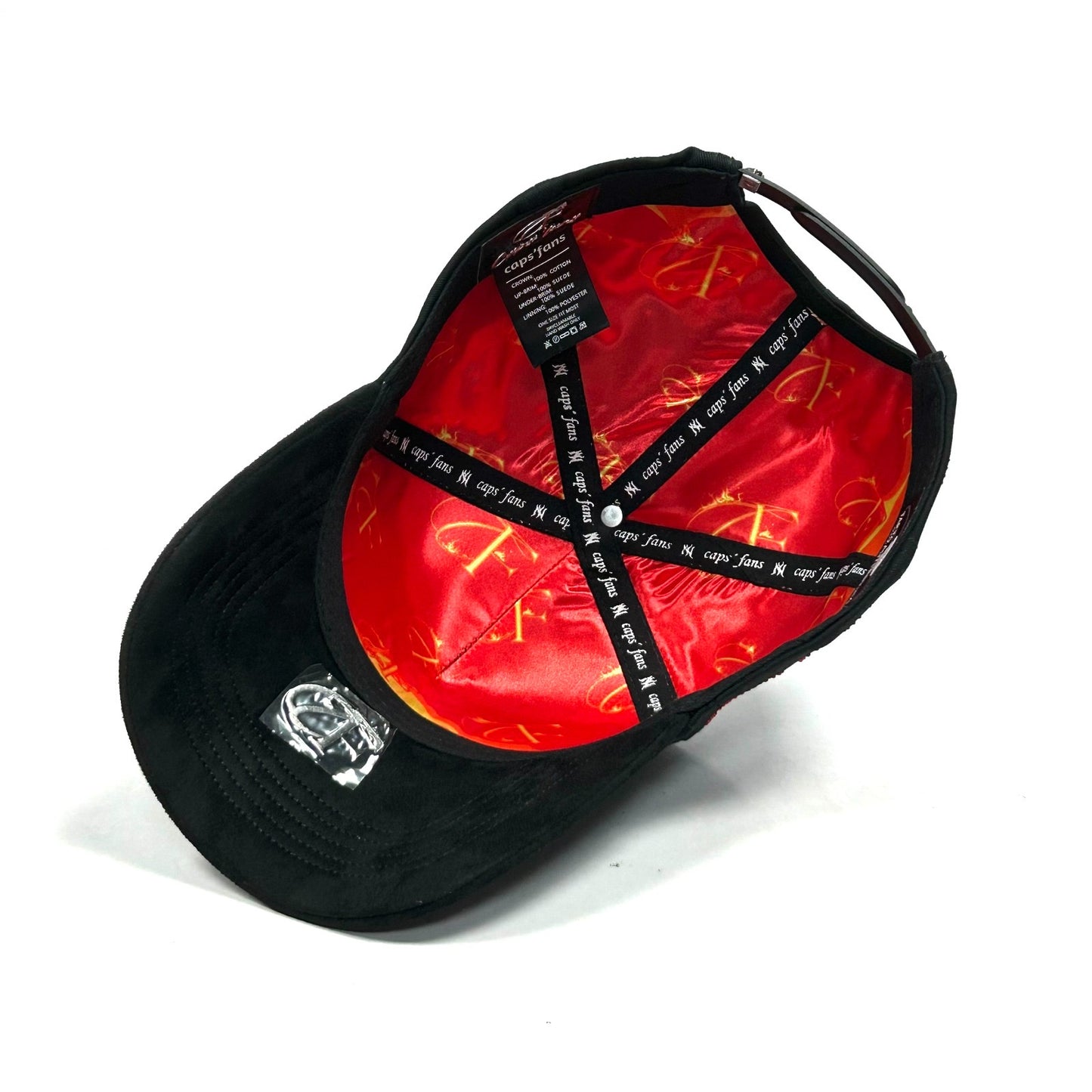 Gorra NY flame crystals