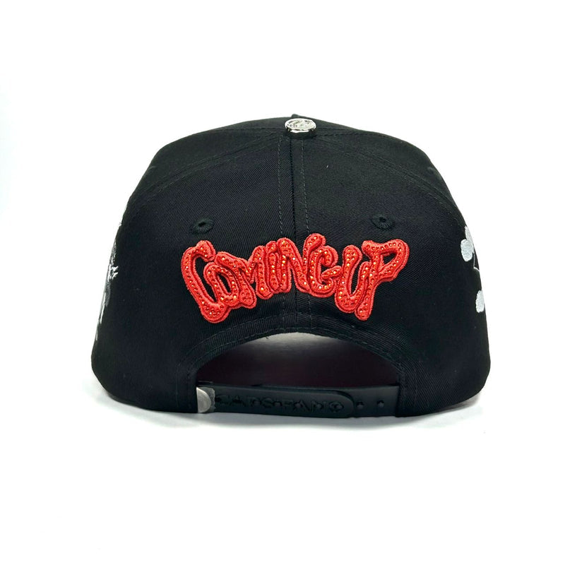 Gorra Sox black with red