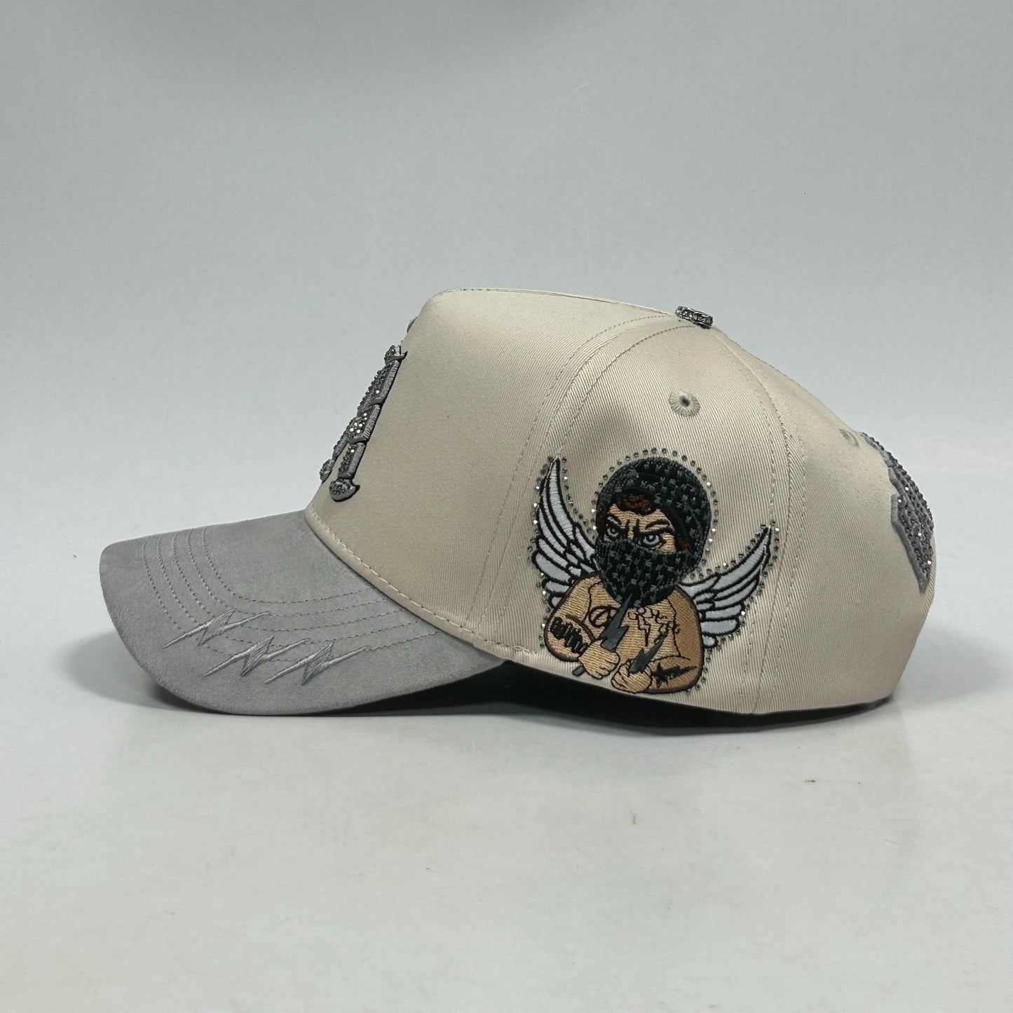 Gorra LA bad angel beige