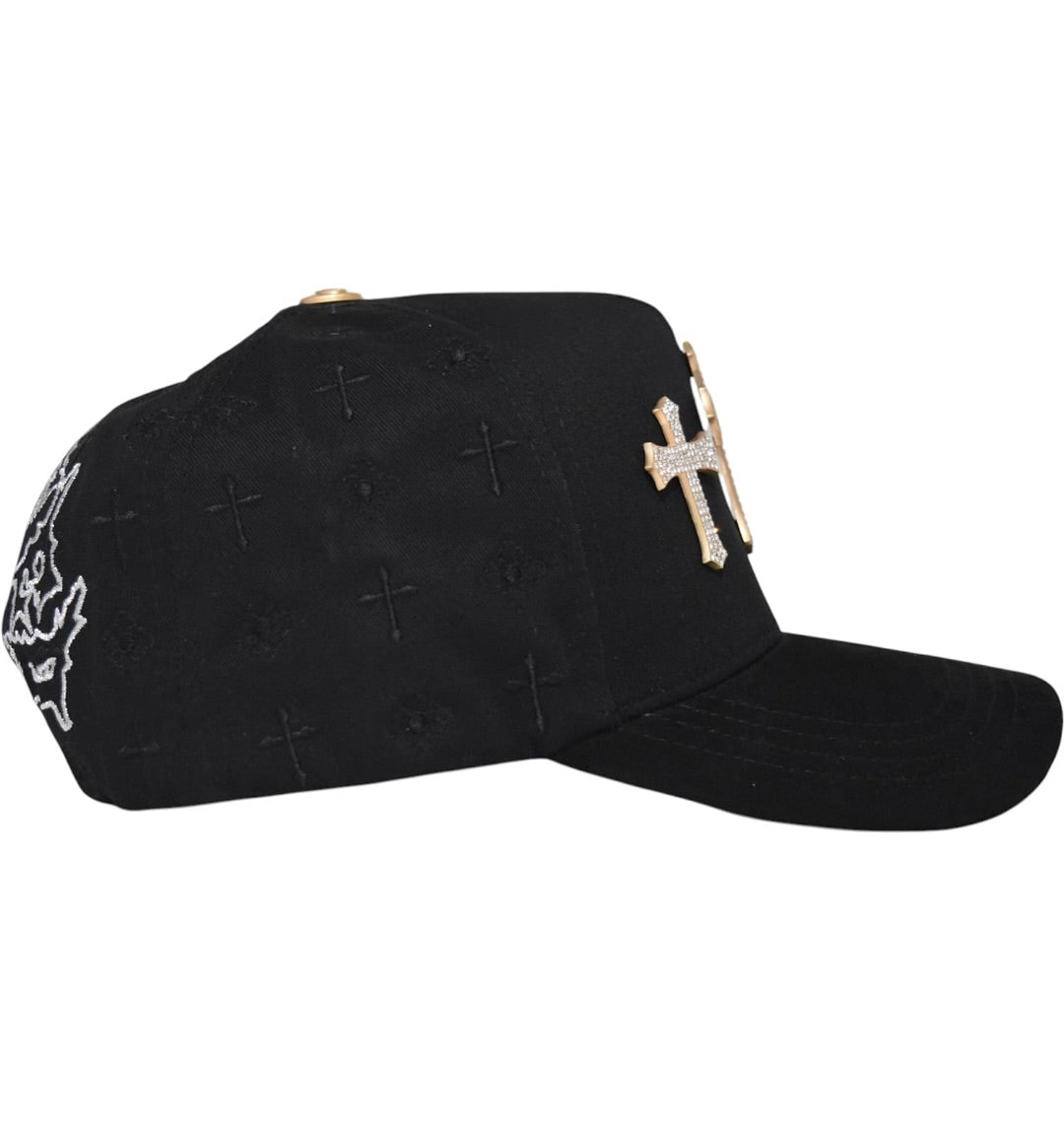 GORRA 3 CRUZES GOLD