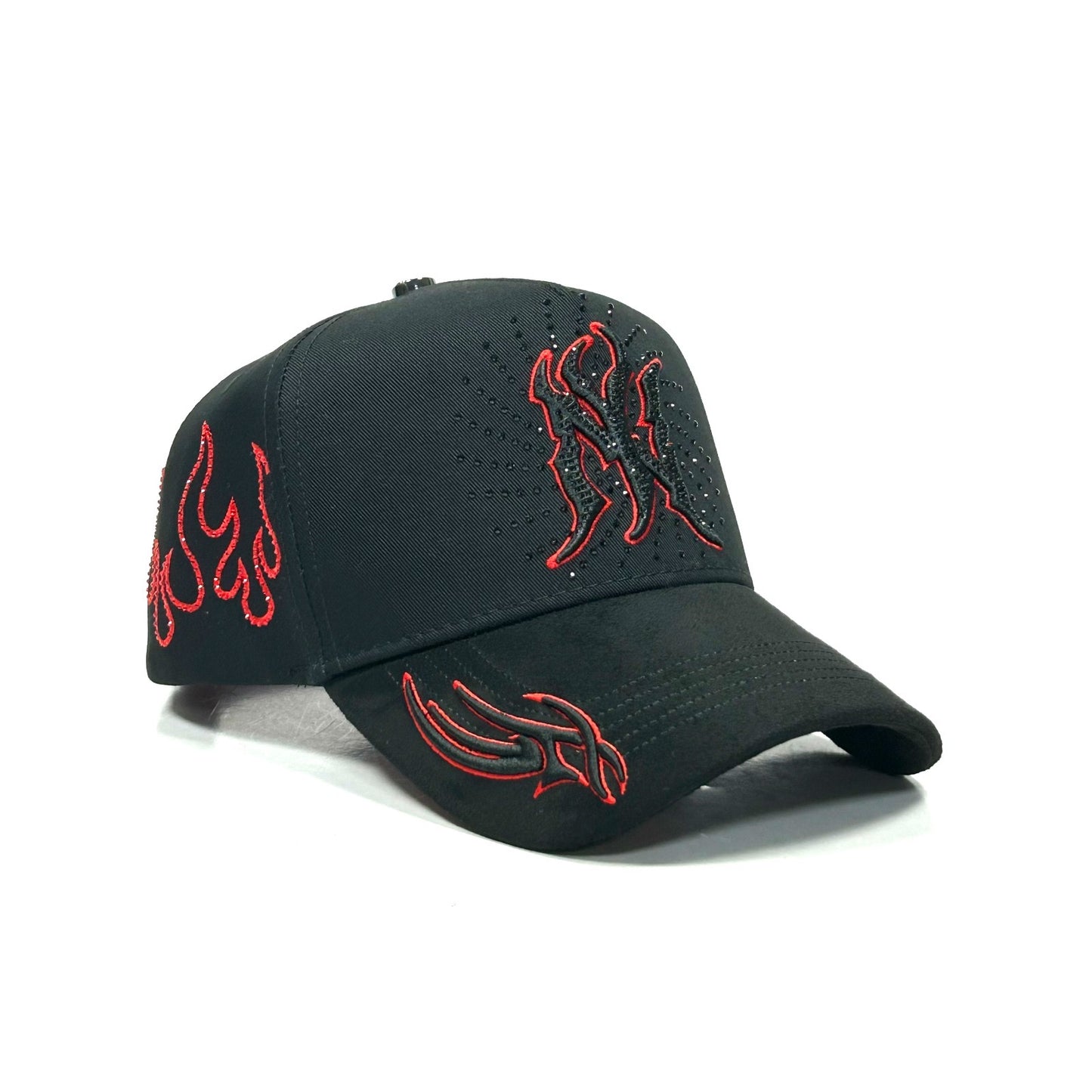 Gorra NY flame crystals