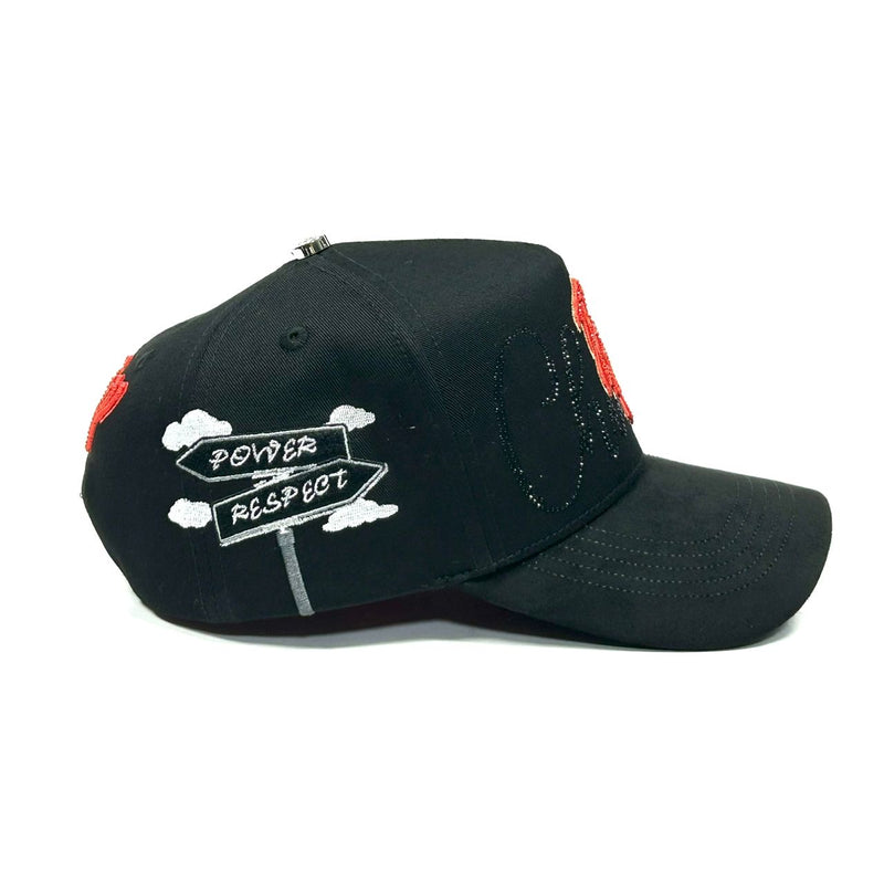 Gorra Sox black with red
