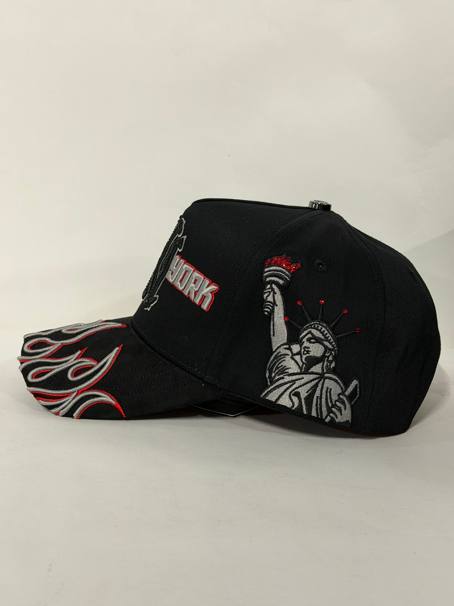 Gorra ny crystals flame red