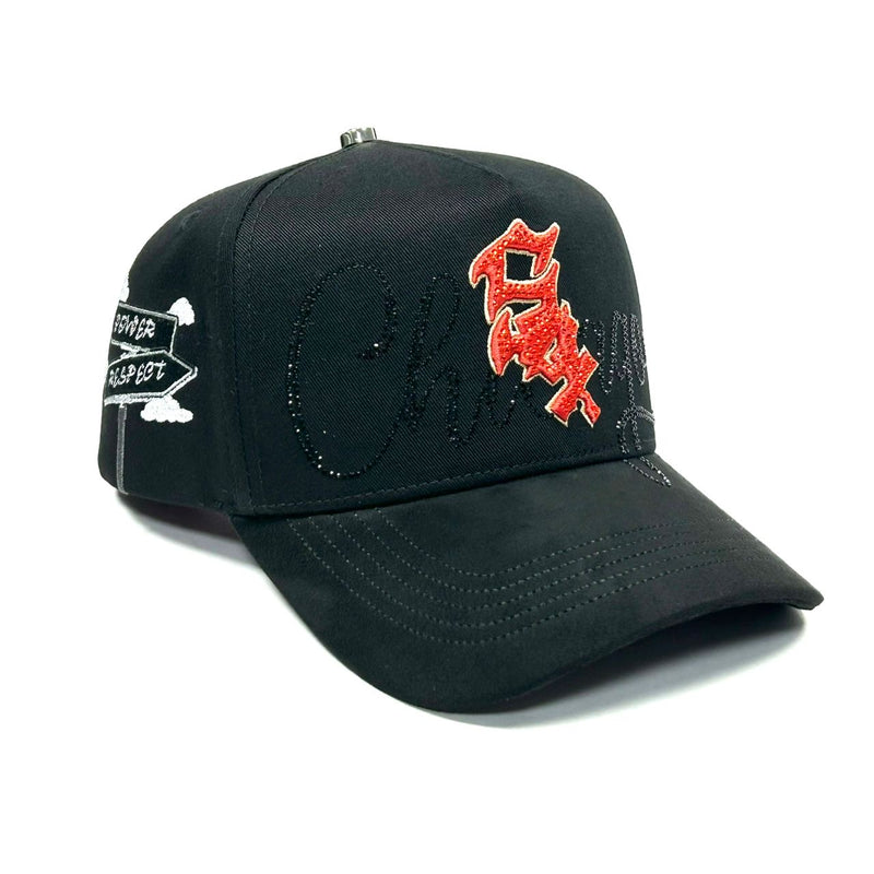 Gorra Sox black with red