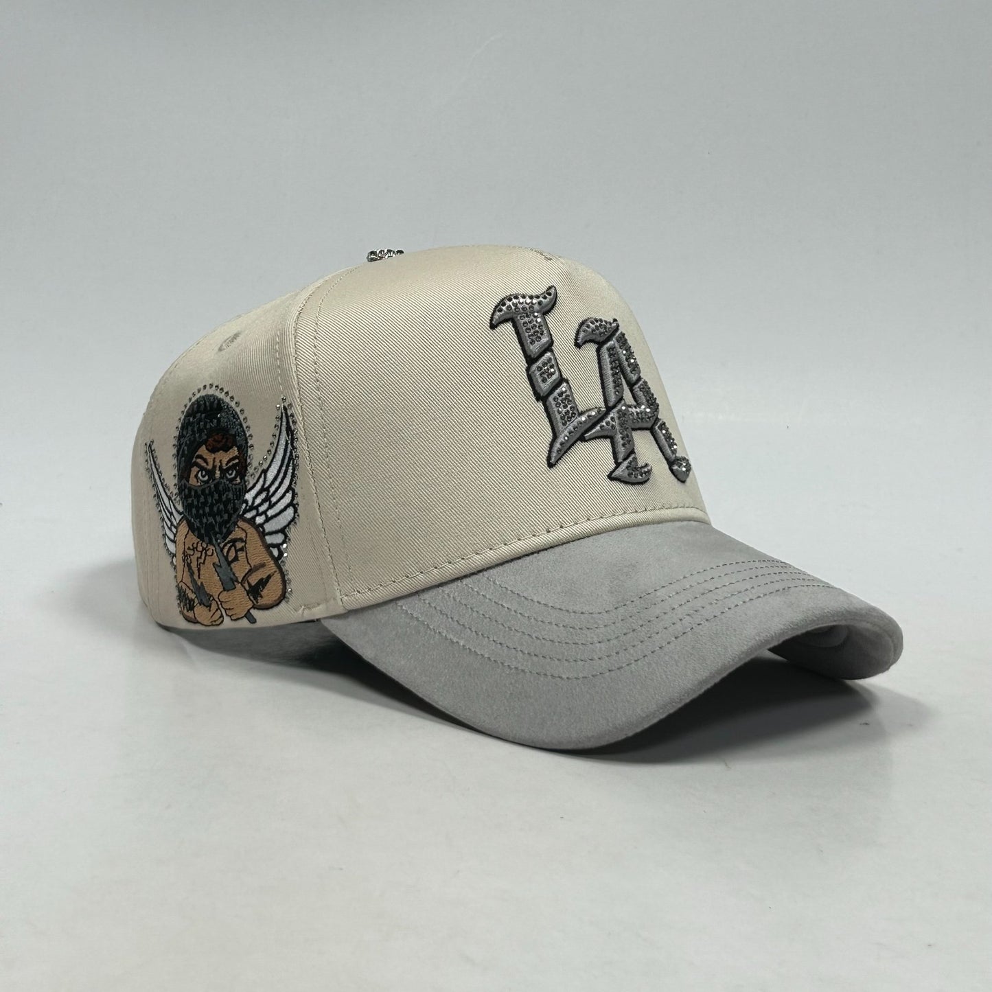 Gorra LA bad angel beige
