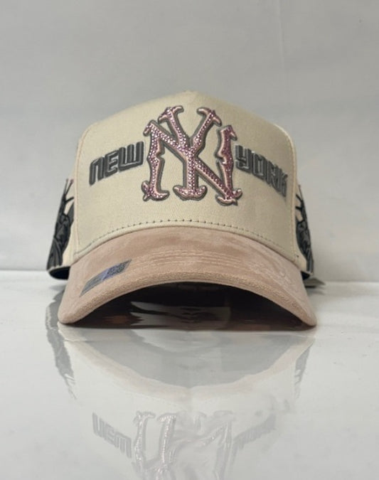 GORRA NY PINK